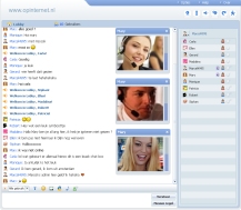 Screenshot van de chatbox 